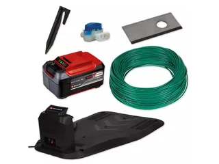 Rasenmähroboter FREELEXO 1200 LCD BT, bis 1200 m² Rasenfläche, (6-St) von Einhell in Rot, Schwarz – Produktfoto 3 von 5