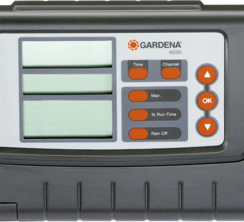 Besproeiingscomputer 6030 - 3 besproeiingen per dag - 1min tot 3u 59min. fra Gardena – produktbillede 1 af 2