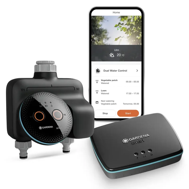 GARDENA 19044-20 smart Dual Water Control Set Bewässerungssteuerung von Gardena – Produktfoto 2 von 3