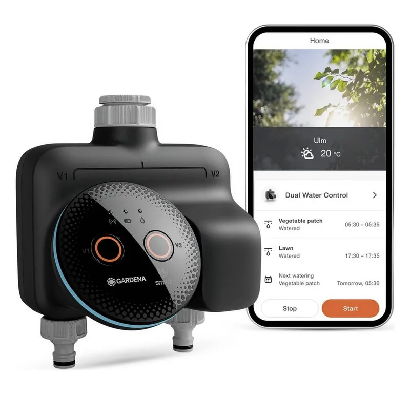 smart Dual Water Control, besproeiingscomputer von Gardena – Produktfoto 2 von 5