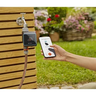 Water Control Bluetooth Besproeiingscomputer - werkt op batterijen von Gardena – Produktfoto 2 von 3