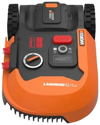 Rasenmähroboter Landroid M700 Plus, bis 700 m² Rasenfläche, (Set), 700m², 20V/4Ah, 18cm/30-60mm, WiFi/Bluetooth, Cut to edge, PowerShare by Worx in Orange – product photo 5 of 5