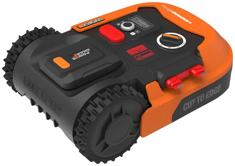 Rasenmähroboter Landroid M700 Plus, bis 700 m² Rasenfläche, (Set), 700m², 20V/4Ah, 18cm/30-60mm, WiFi/Bluetooth, Cut to edge, PowerShare by Worx in Orange – product photo 4 of 5